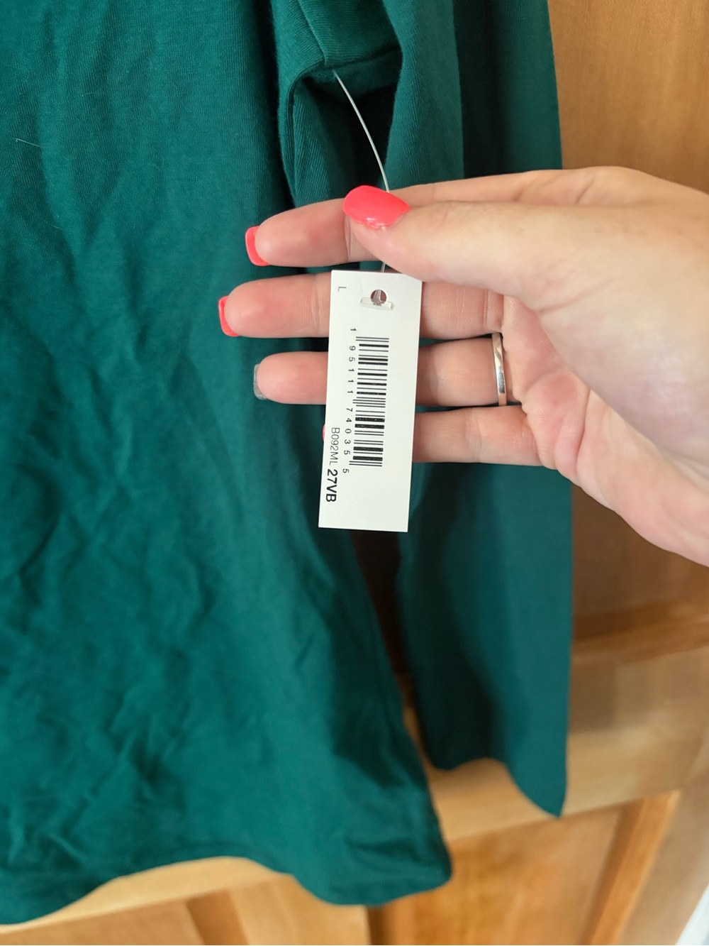 Emerald Green Dress with Tag